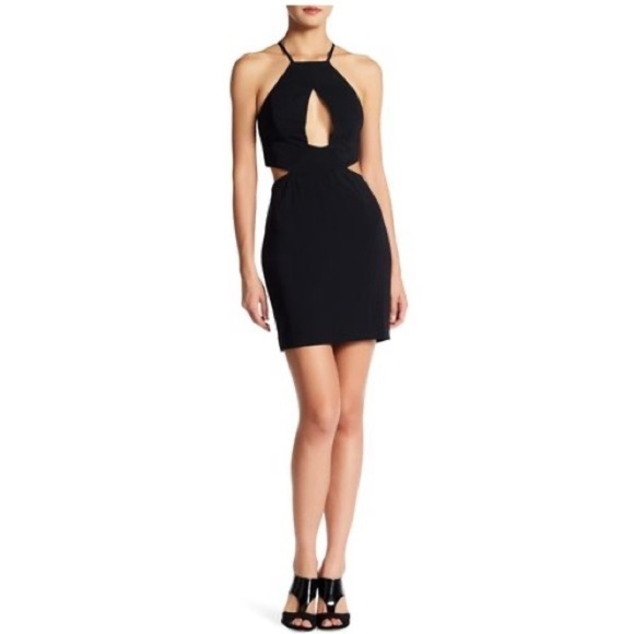 Jay Godfrey Black Etta Halter Side 12 - Picture 1 of 7